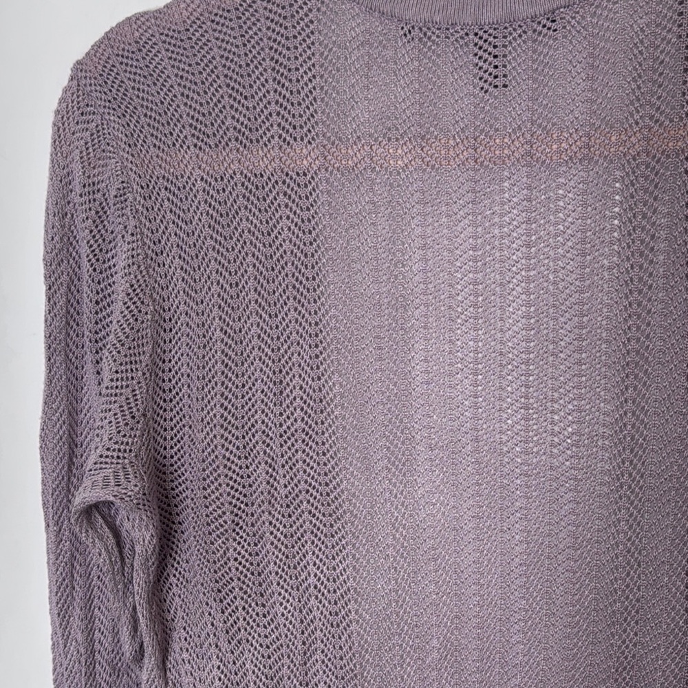 White House Black Market Purple Duster Cardigan Sweater - Picture 8 of 9